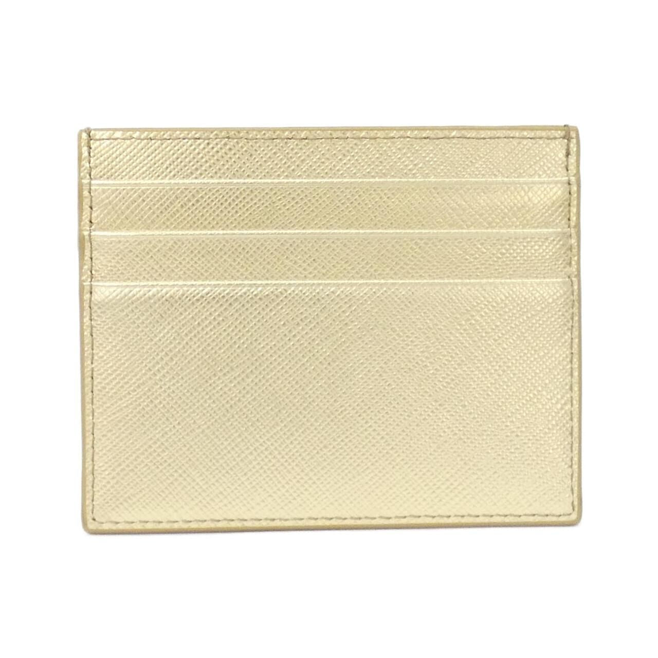 Prada Card Case Card Holders Gold — view 2