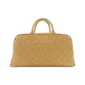 Chanel Boston Bag Travel Bags Beige