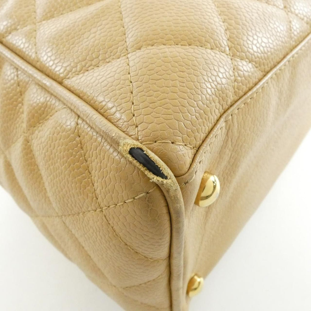 Chanel Boston Bag Travel Bags Beige — view 3