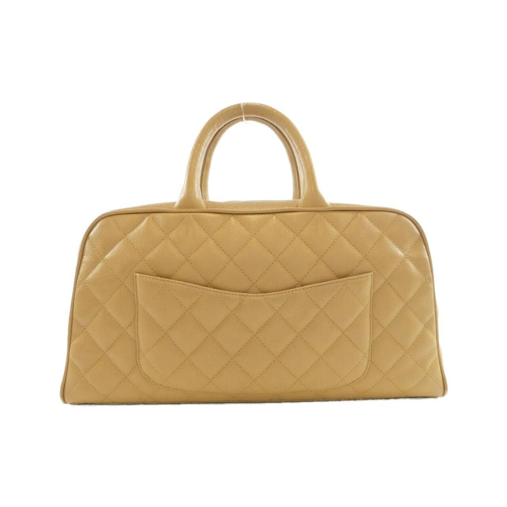 Chanel Boston Bag Travel Bags Beige — view 2
