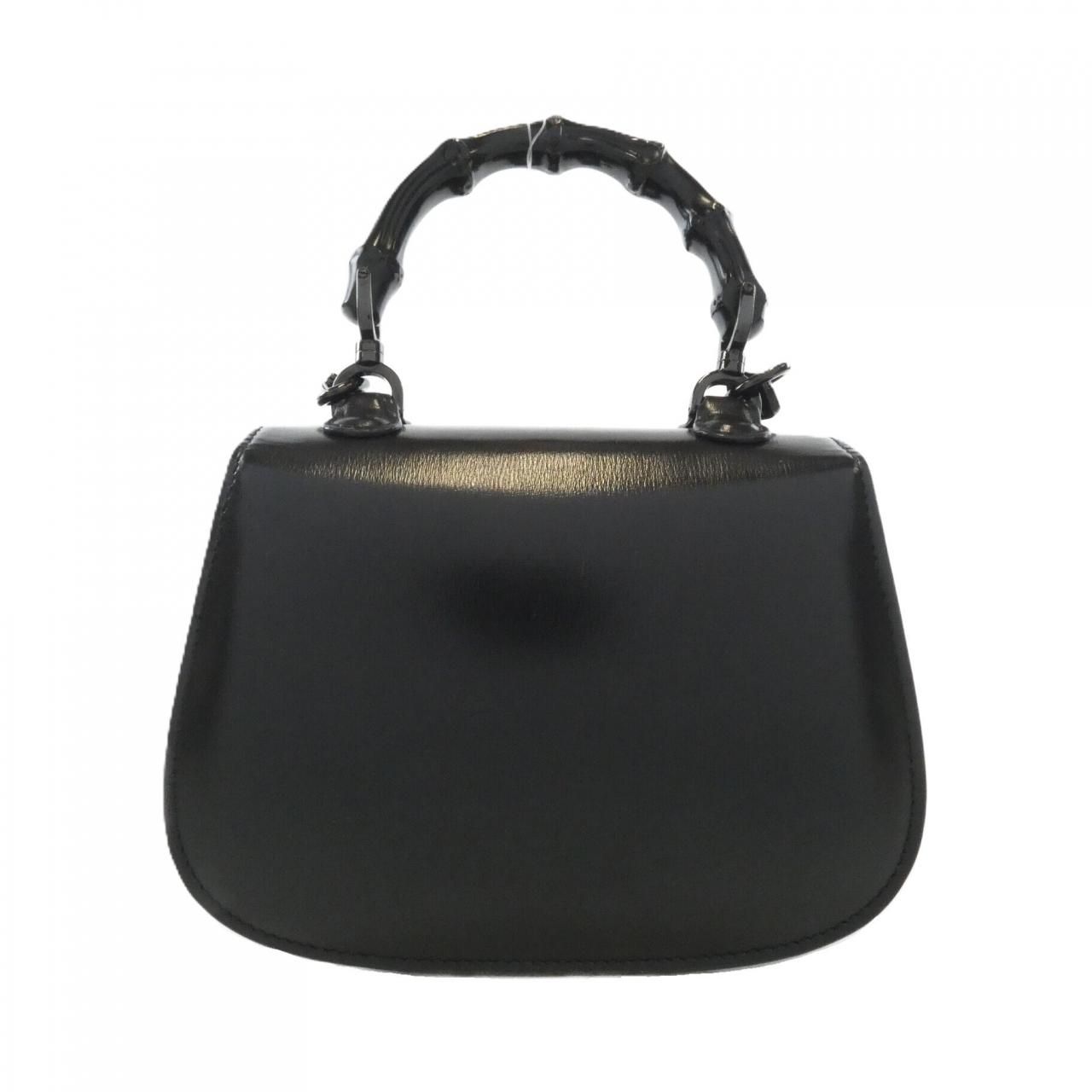 Gucci Bamboo Bag Handbag Black — view 2