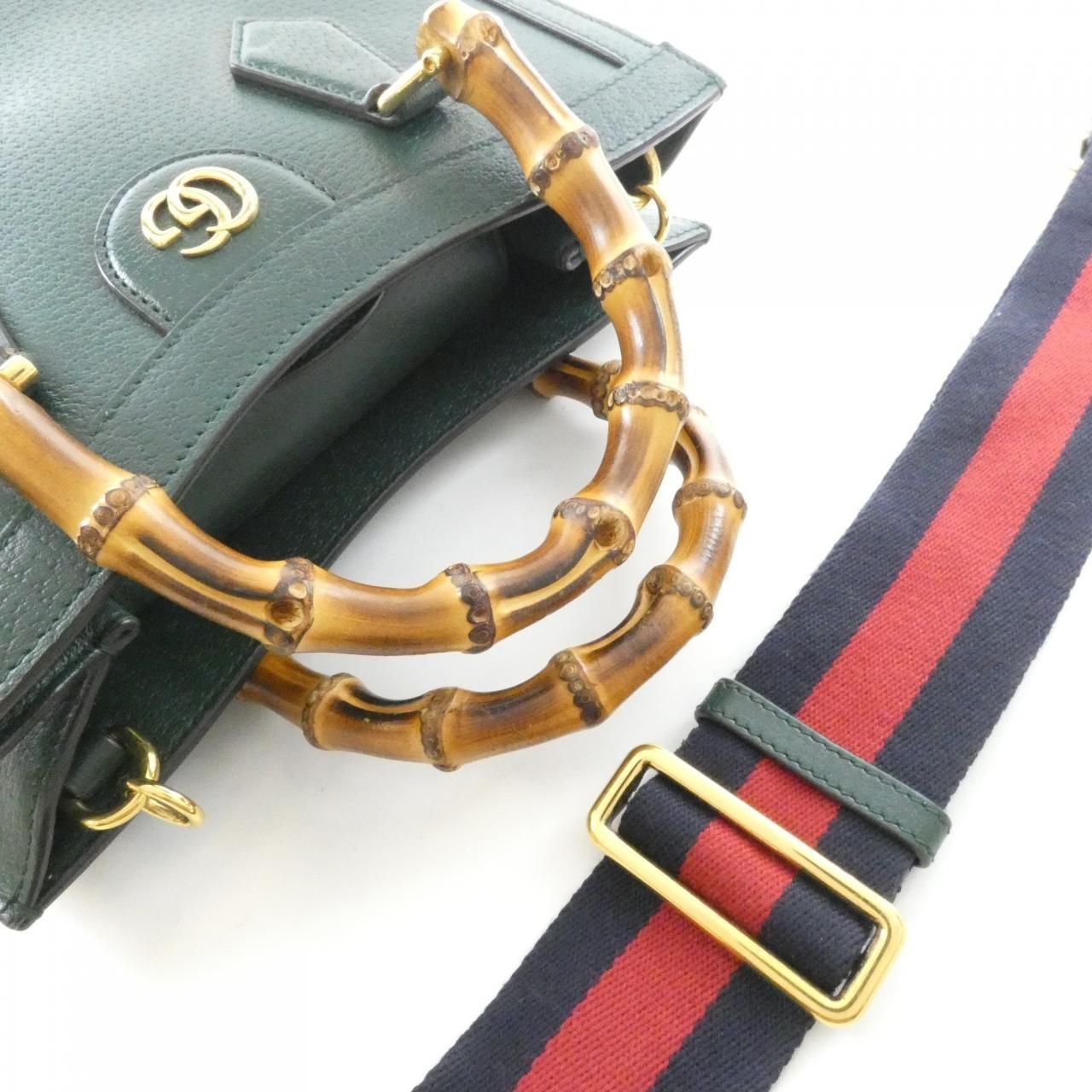 Gucci Diana Bag Handbag Green — view 7