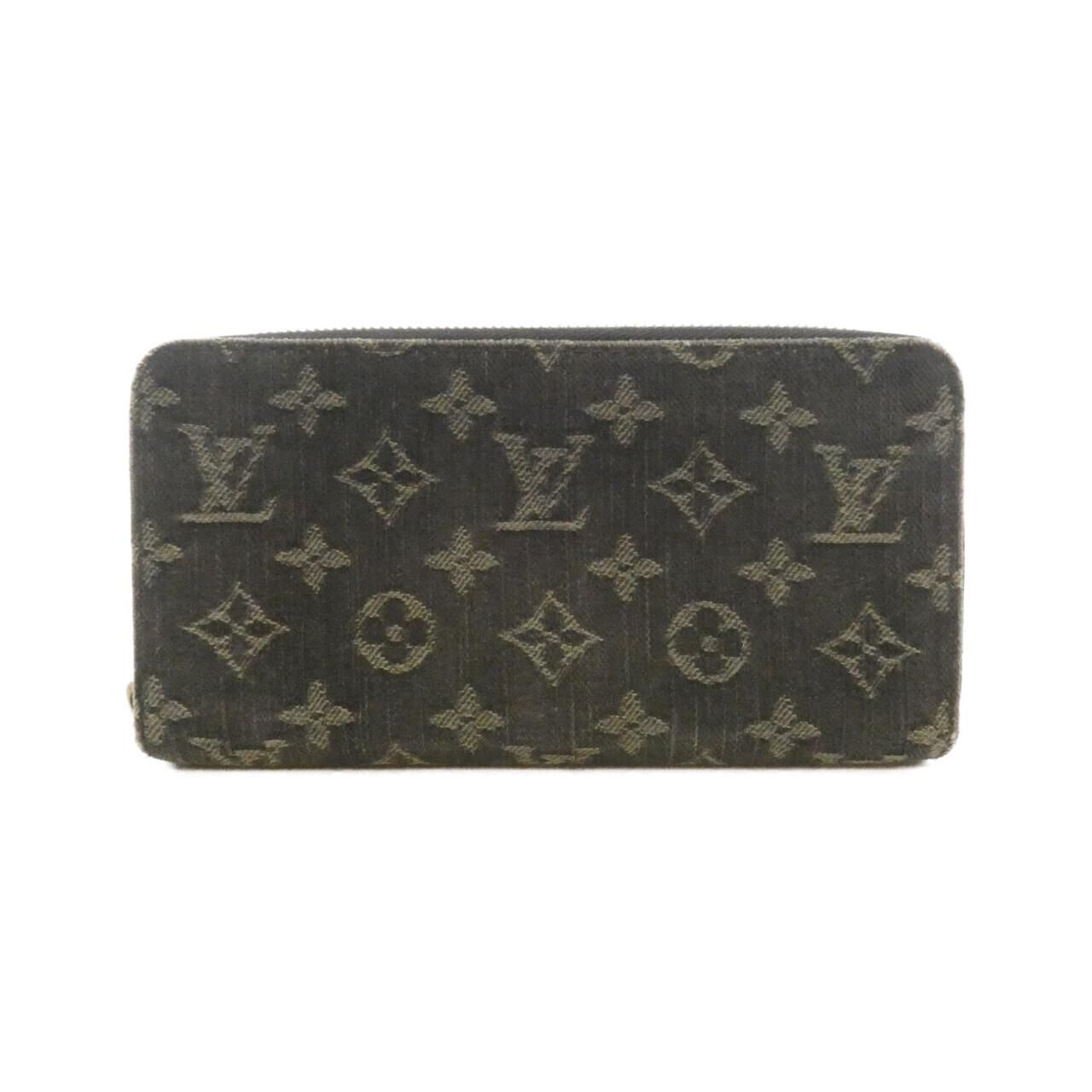 Louis Vuitton Monogram Denim Zippy Wallet