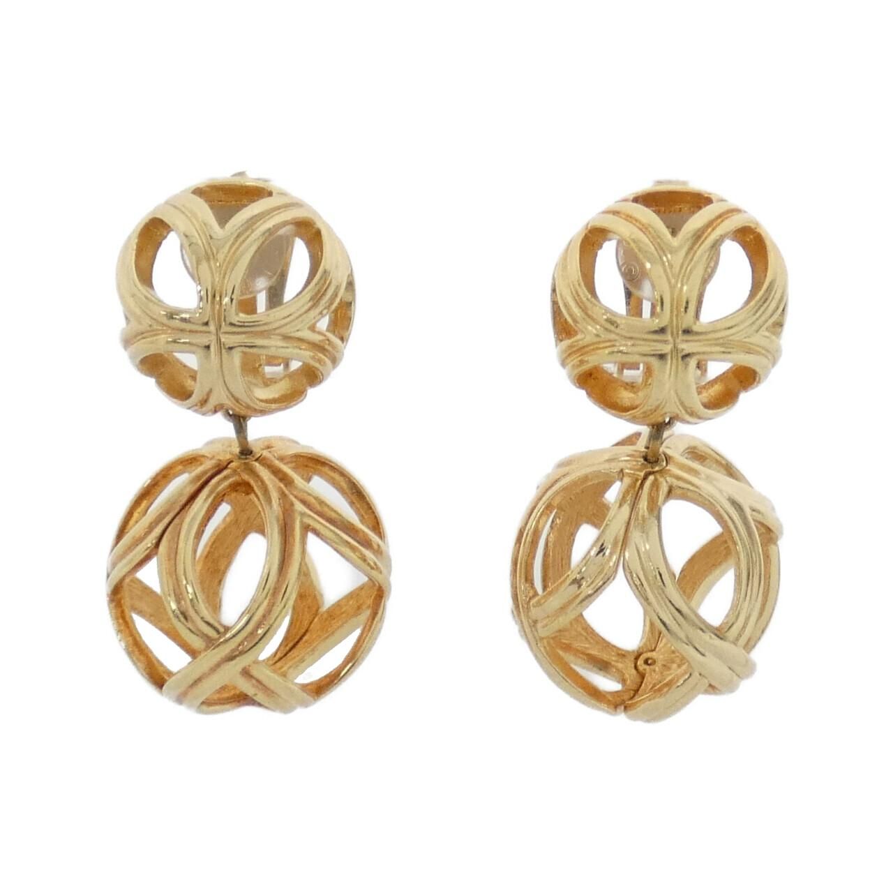 Dior Vintage Earrings Gold