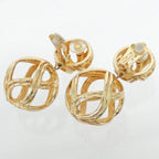 Dior Vintage Earrings Gold — view 3