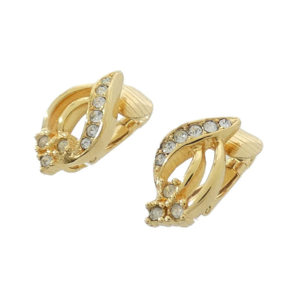 Dior Vintage Earrings Gold — view 2
