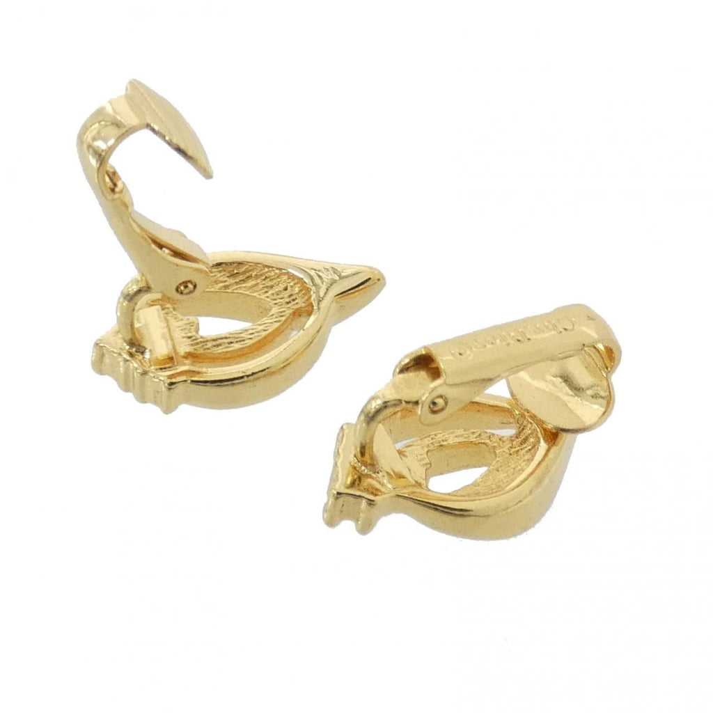 Dior Vintage Earrings Gold — view 3
