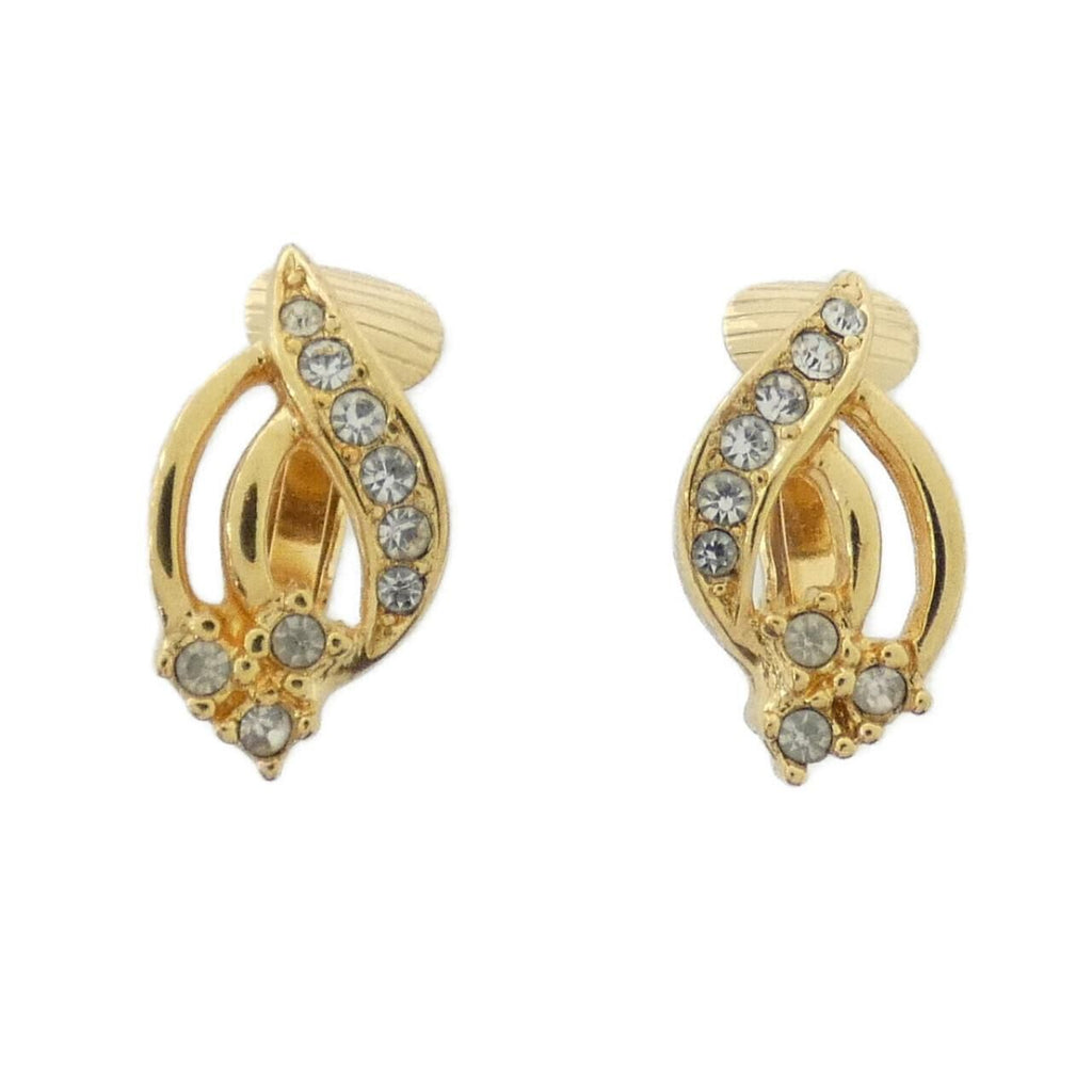 Dior Vintage Earrings Gold
