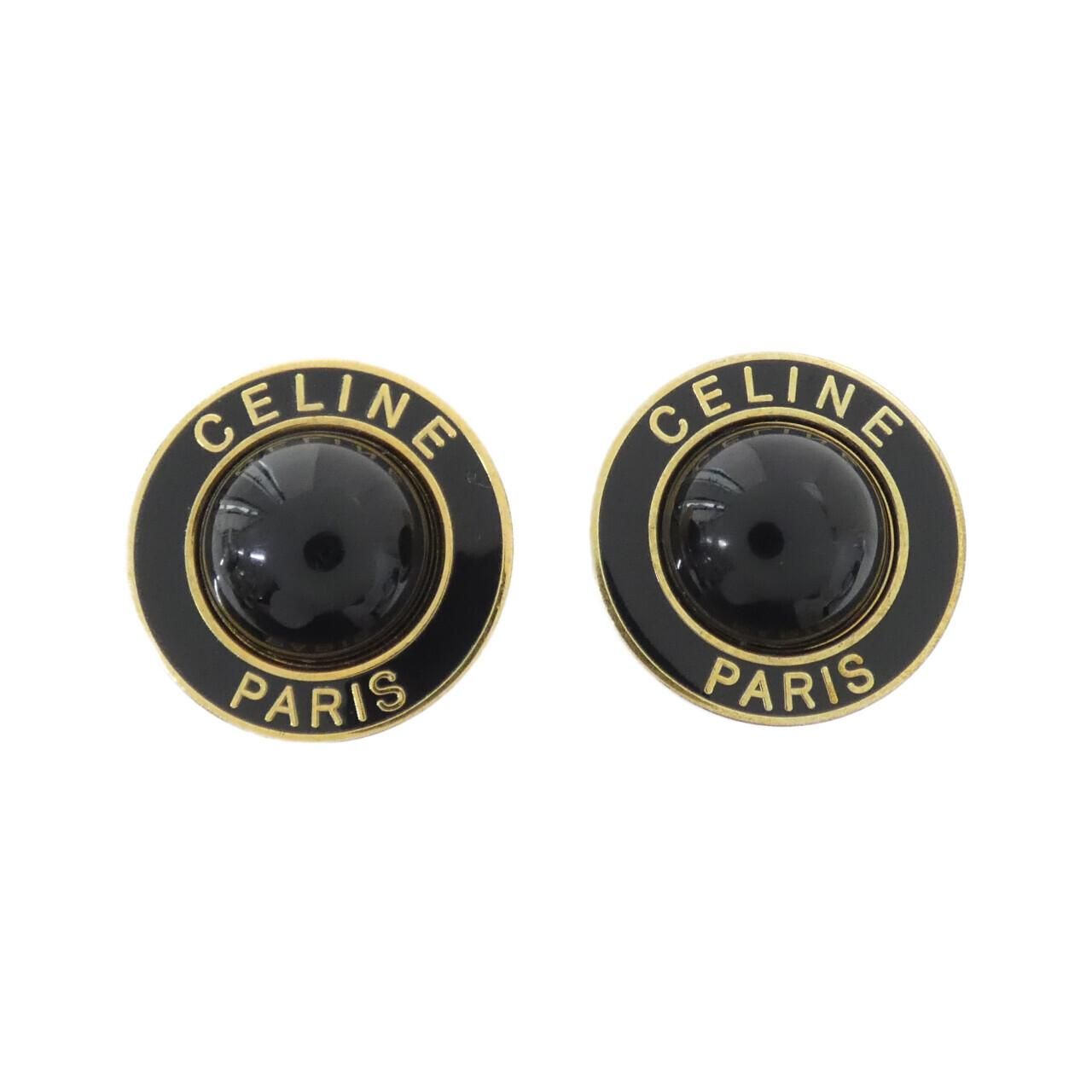 Celine Vintage Earrings Gold