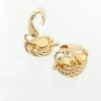 Dior Vintage Earrings Gold — view 3