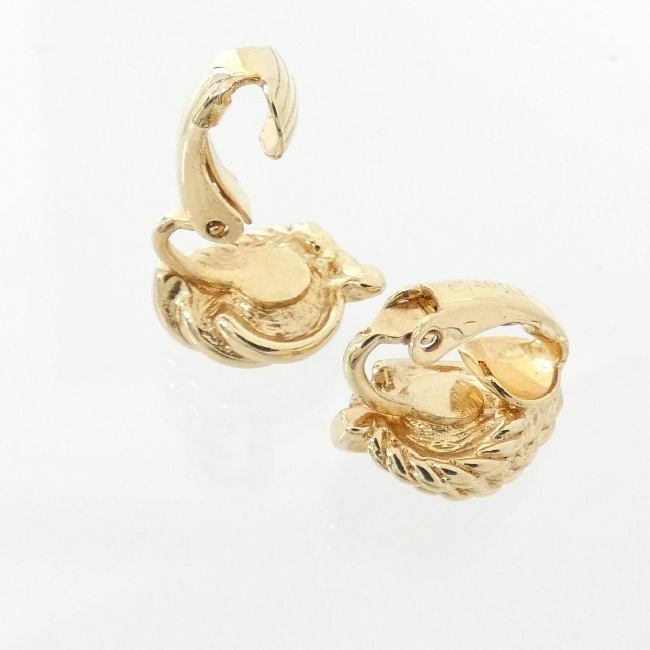 Dior Vintage Earrings Gold — view 3