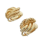 Dior Vintage Earrings Gold — view 2