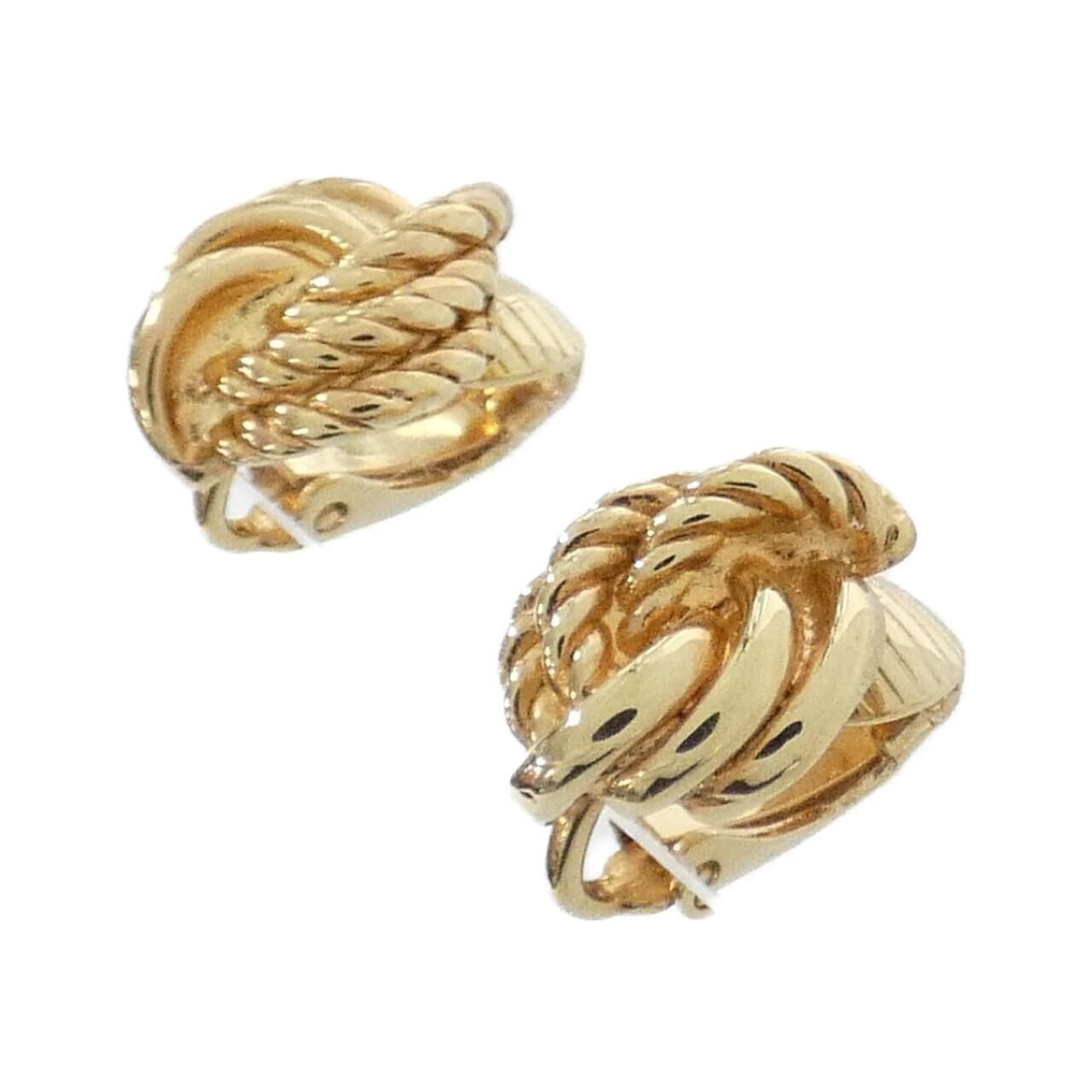Dior Vintage Earrings Gold — view 2