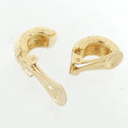 Dior Vintage Earrings Gold — view 3