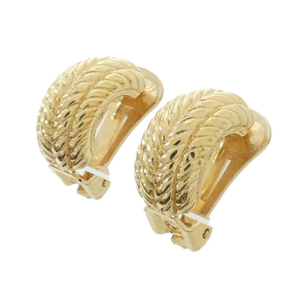 Dior Vintage Earrings Gold — view 2