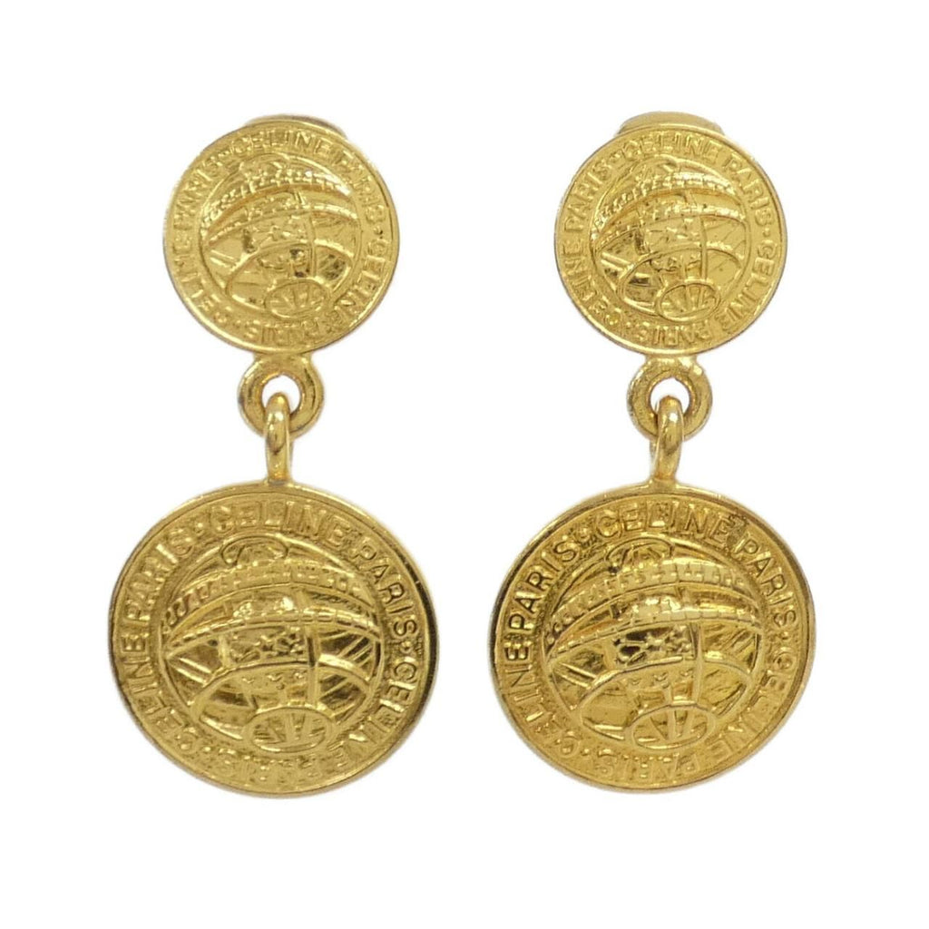 Celine Vintage Earrings Gold