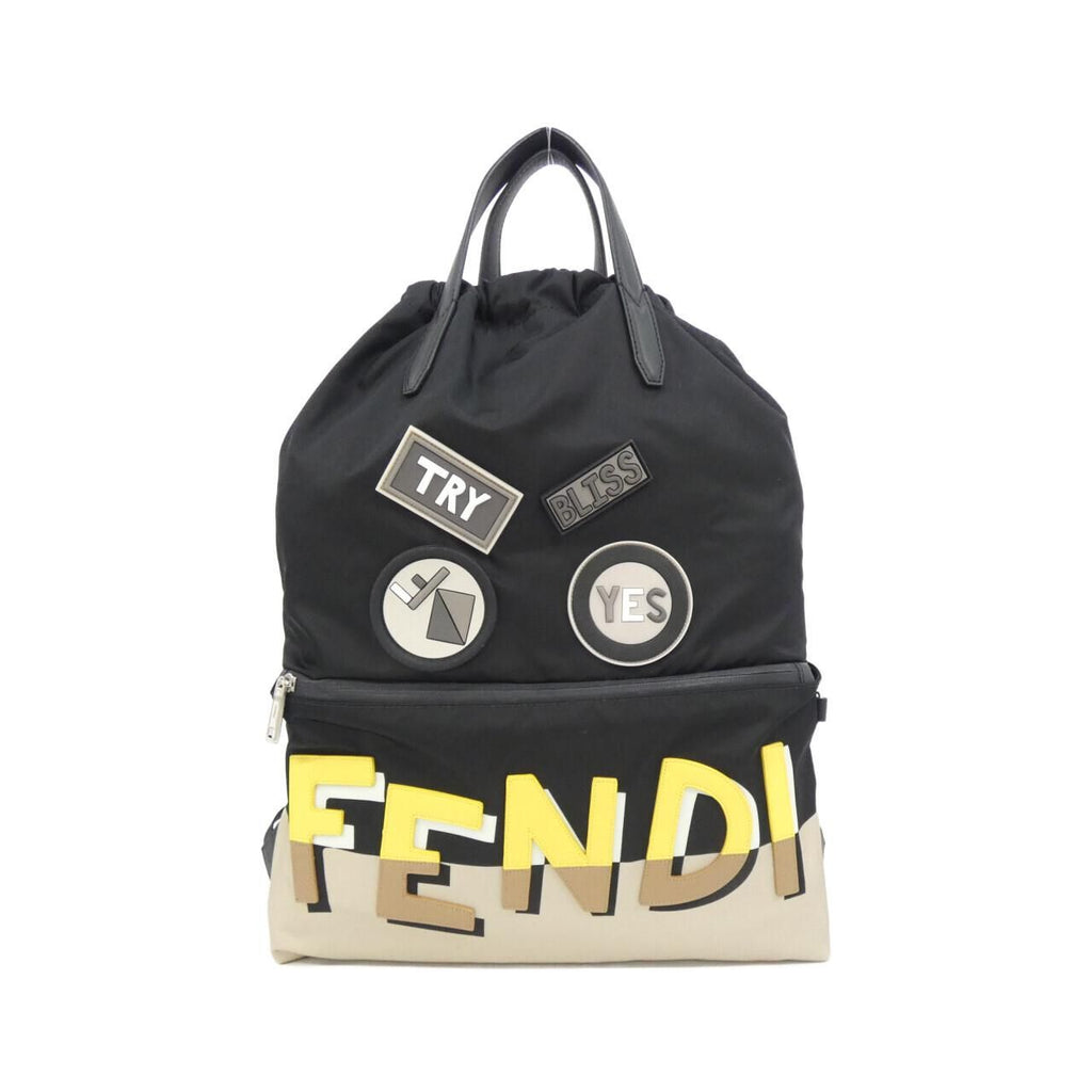 Fendi Vocabulary Backpack Silver