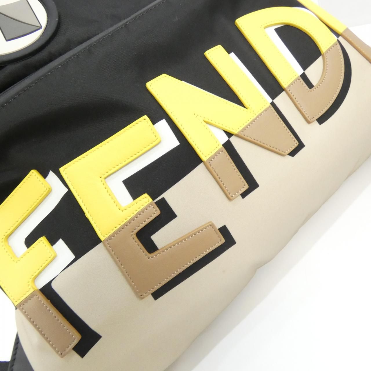 Fendi Vocabulary Backpack Silver — view 4