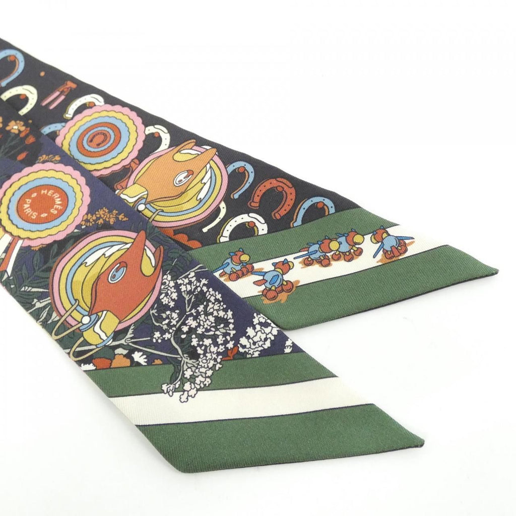 Hermes Pony Pit Stop Twilly Scarf — view 2