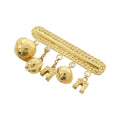 Celine Vintage Brooch Gold
