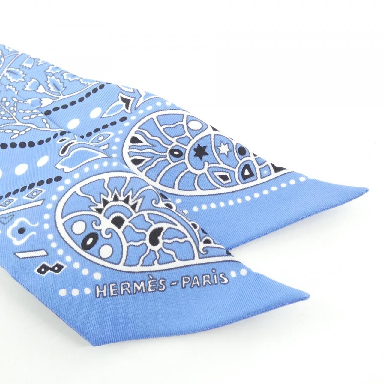 Hermes Entre Ciel Et Mer Bandana Twilly Scarf — view 2