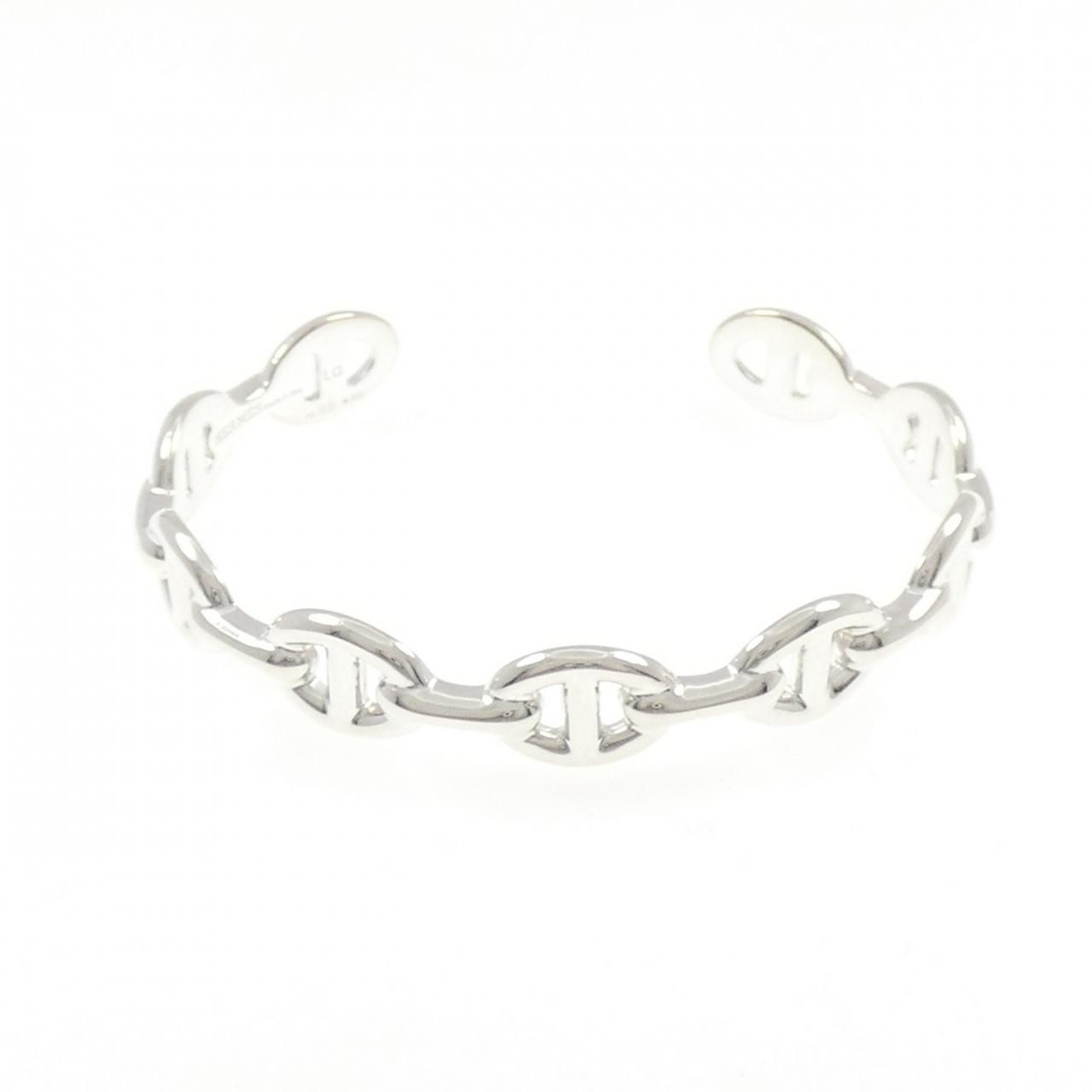 Hermes Chaine D'ancre Enchainee Bangle Bracelet