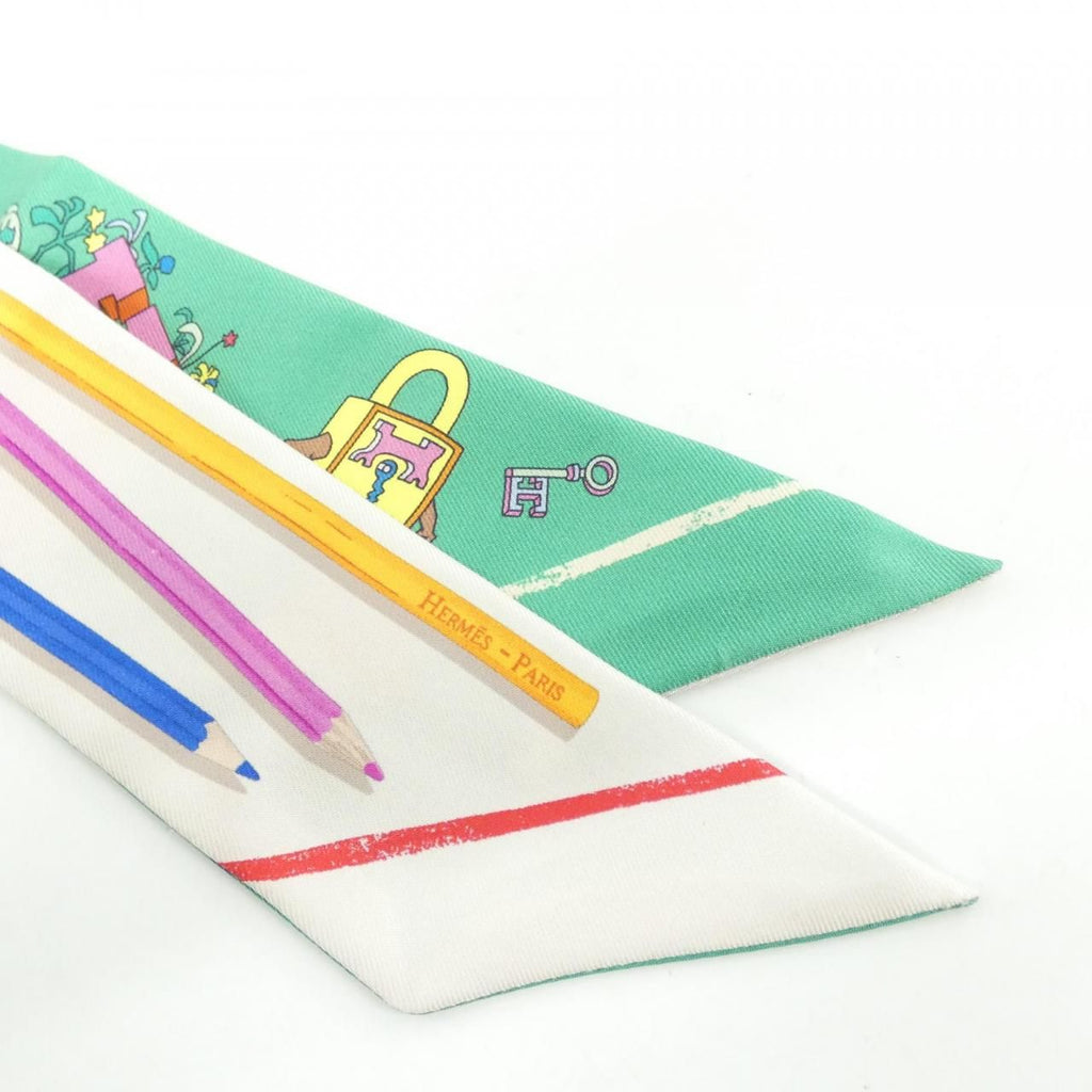 Hermes a Vos Crayons Twilly Scarf — view 2