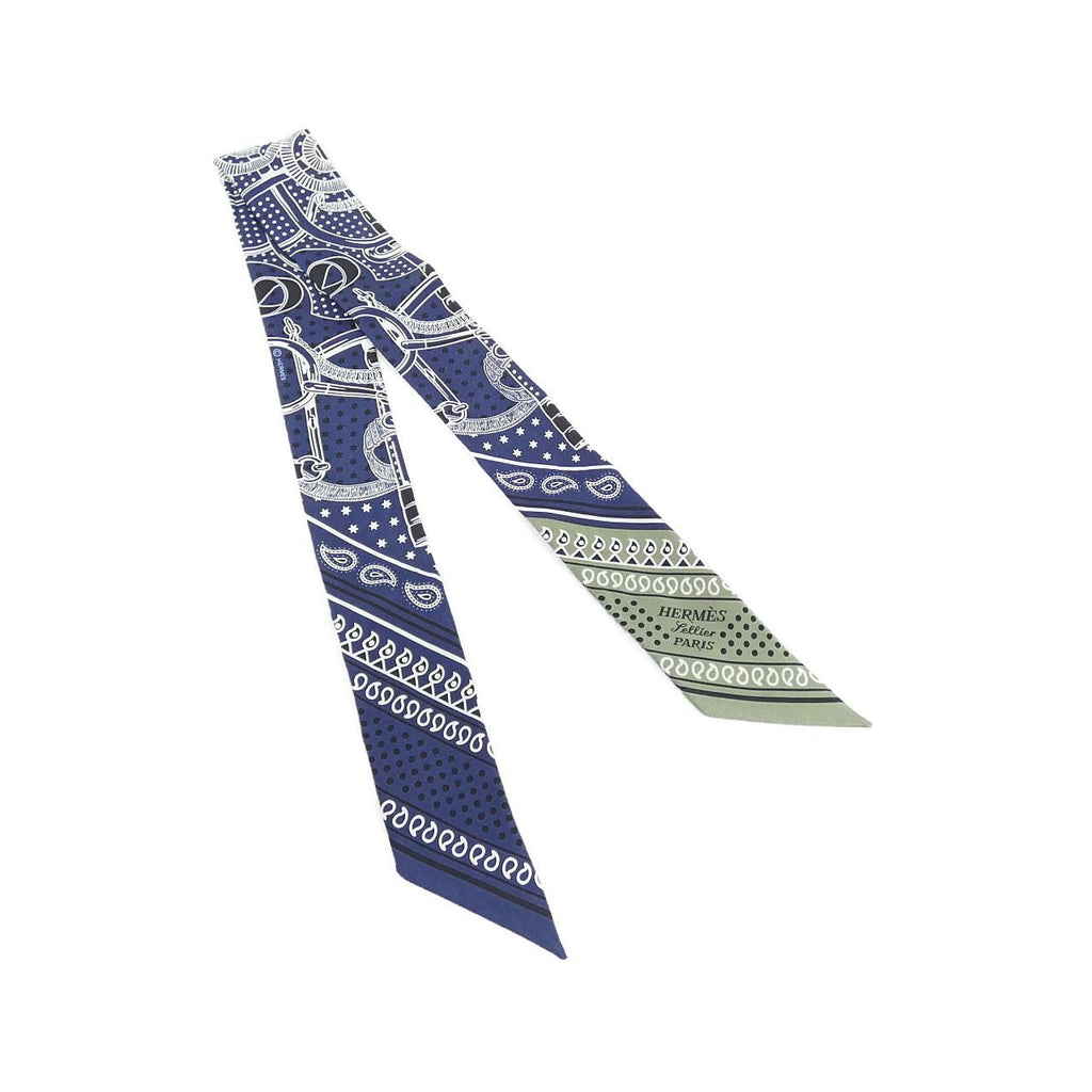 Hermes Eperon D'or Twilly Scarf