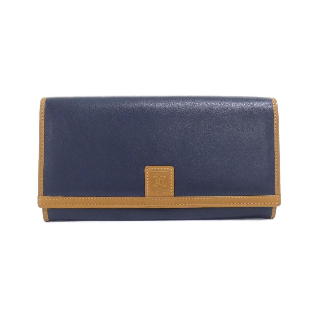 Celine Vintage Wallet Navy