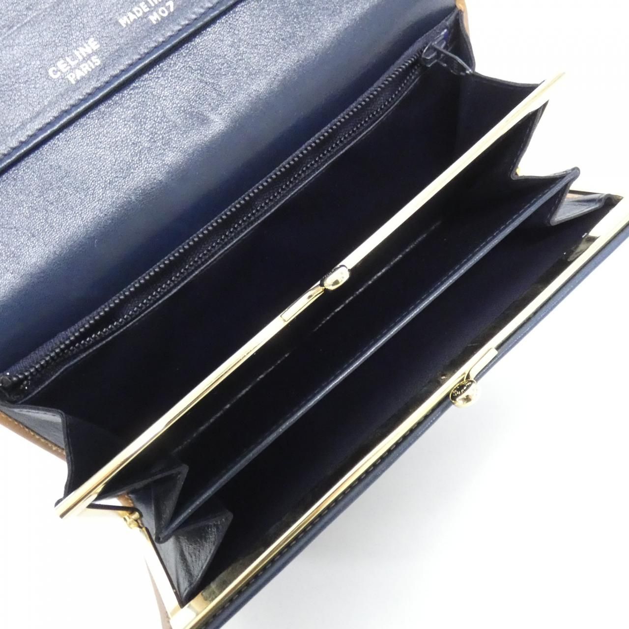 Celine Vintage Wallet Navy — view 5