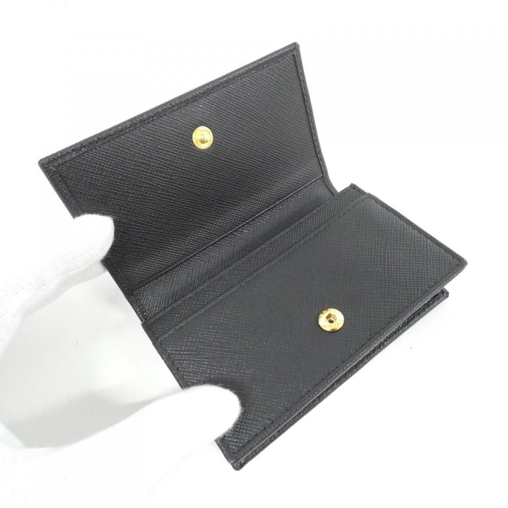 Prada Card Case Card Holders Gold — view 4