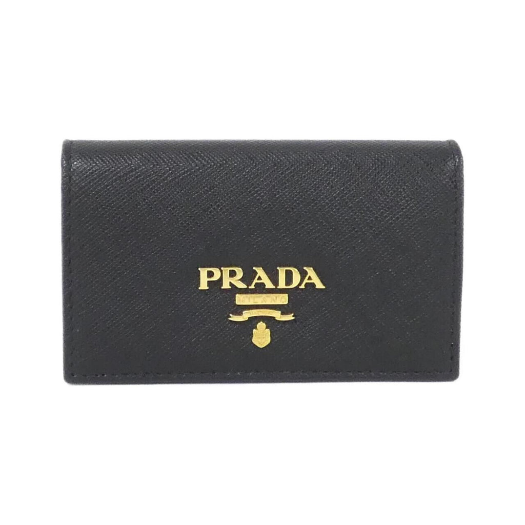 Prada Card Case Card Holders Gold