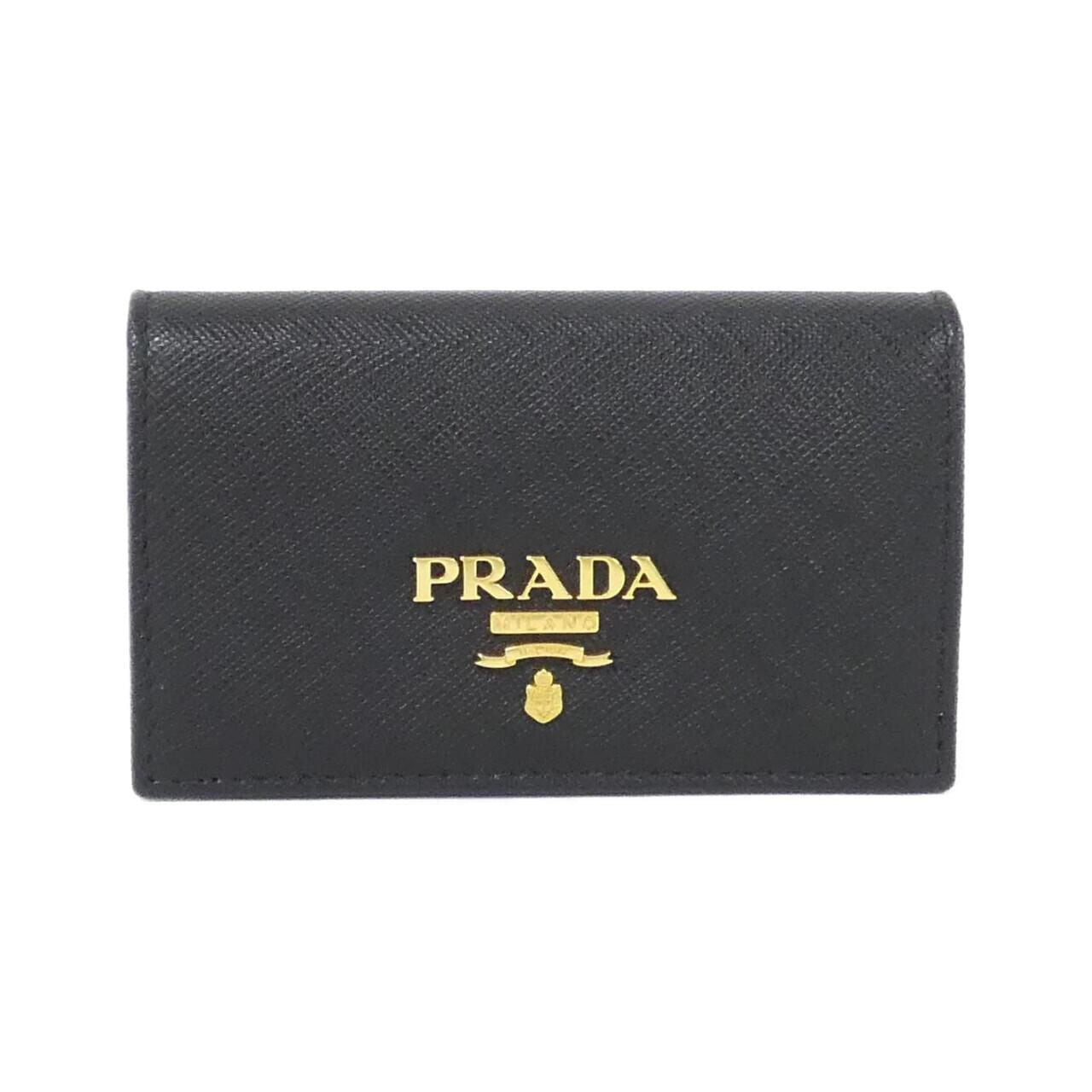 Prada Card Case Card Holders Gold