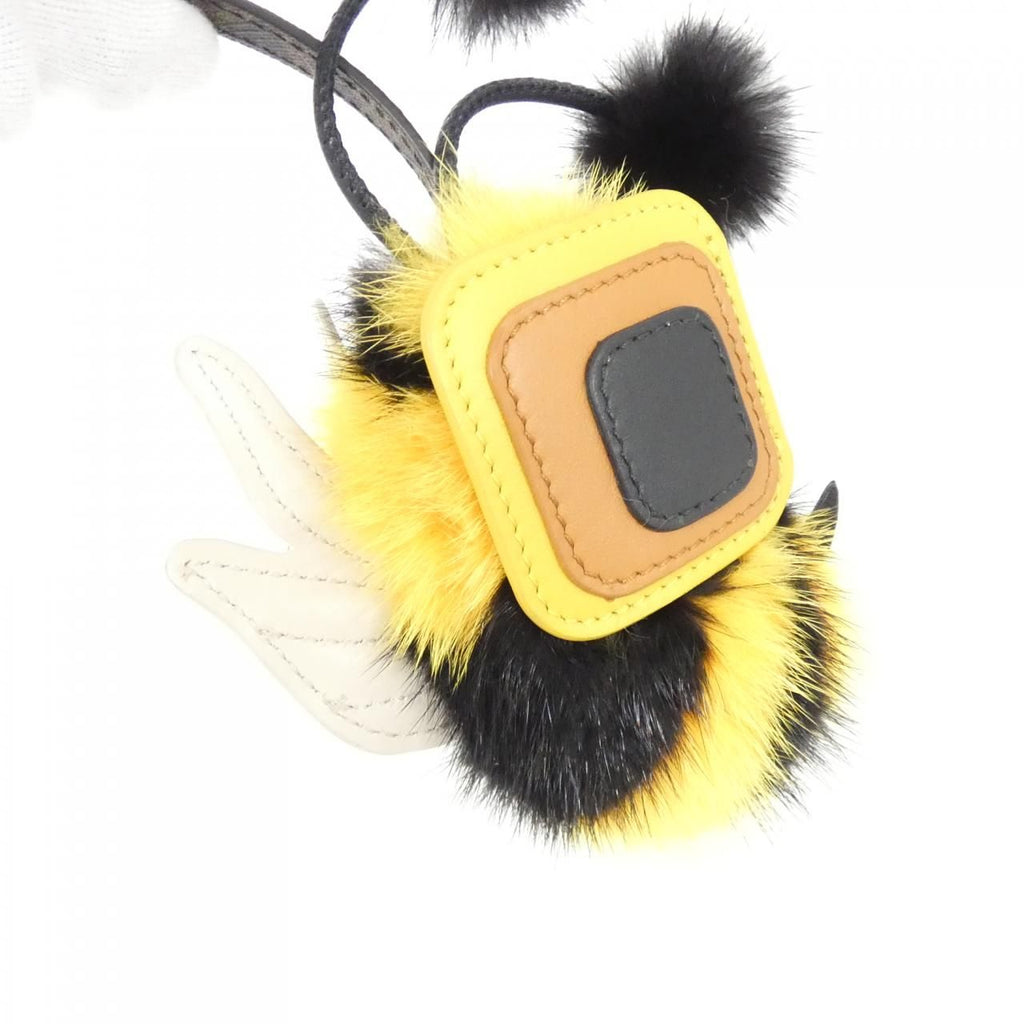 Fendi Bag Charm Keychain & Charms Yellow — view 3
