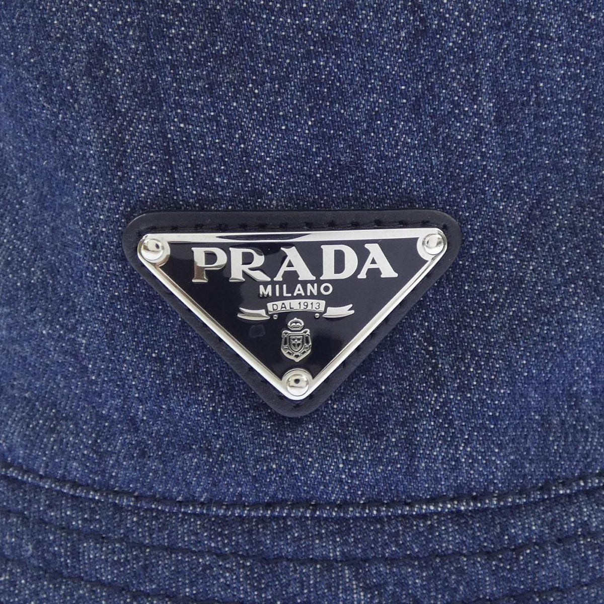 Prada Triangle Logo Hat — view 6