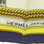 Hermes Scarf Carre 90 Grand Apparat Gran Apara Dressed Horse Ivory — view 4