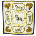 Hermes Scarf Carre 90 Grand Apparat Gran Apara Dressed Horse Ivory