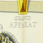 Hermes Scarf Carre 90 Grand Apparat Gran Apara Dressed Horse Ivory — view 2