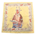 Hermes Pani la Shar Pawnee Carre 40 Scarf Silk Yellow Multicolor — view 2