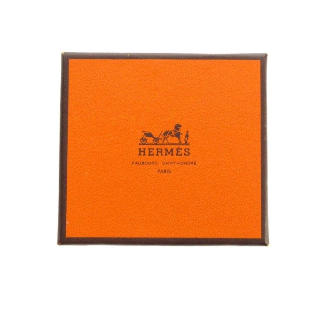 Hermes Bracelet Bangle Hapi Leather H Buckle Brown — view 7