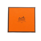 Hermes Bracelet Bangle Hapi Leather H Buckle Brown — view 7