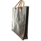Louis Vuitton Sac Plat Monogram Tote Bag Brown — view 4
