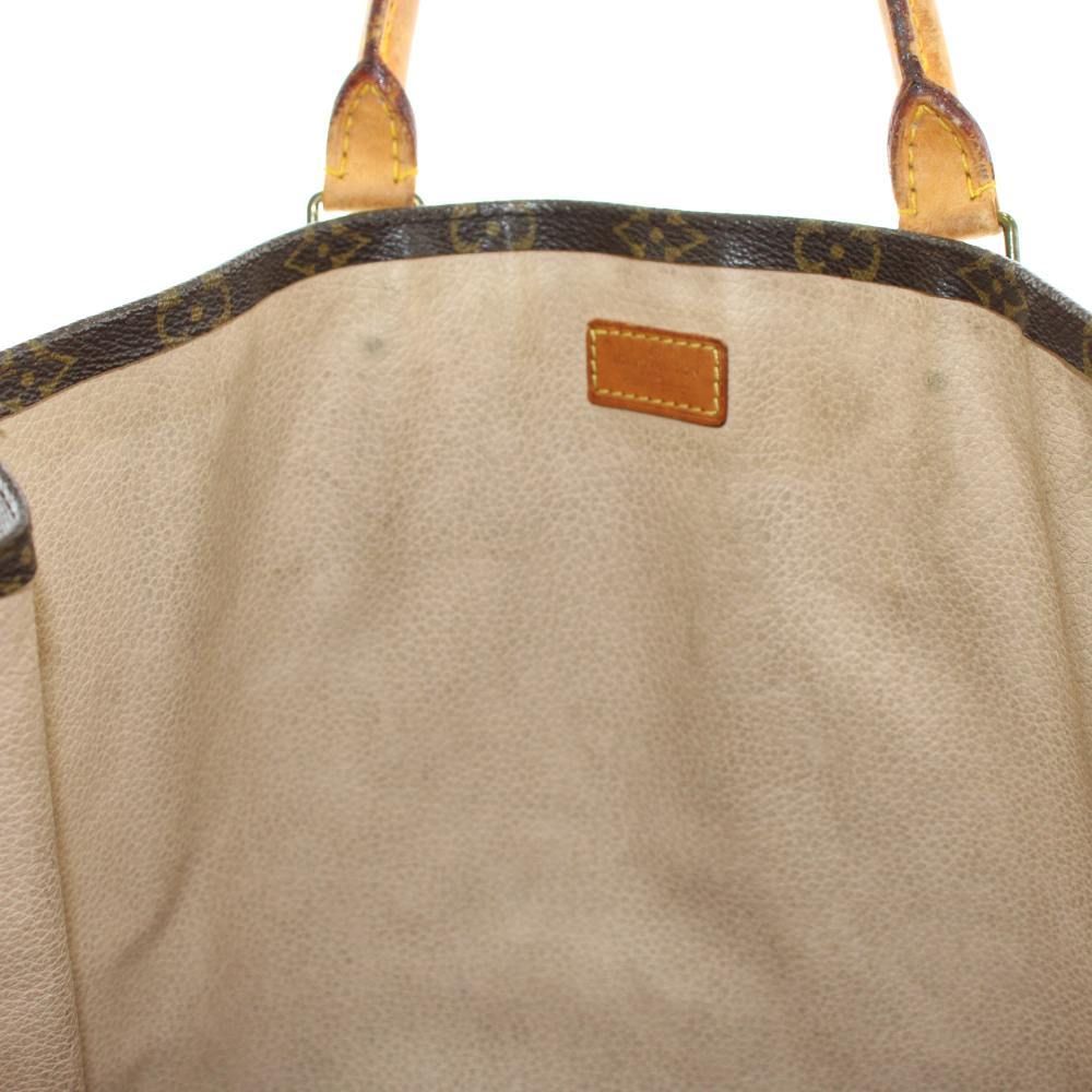 Louis Vuitton Sac Plat Monogram Tote Bag Brown — view 7