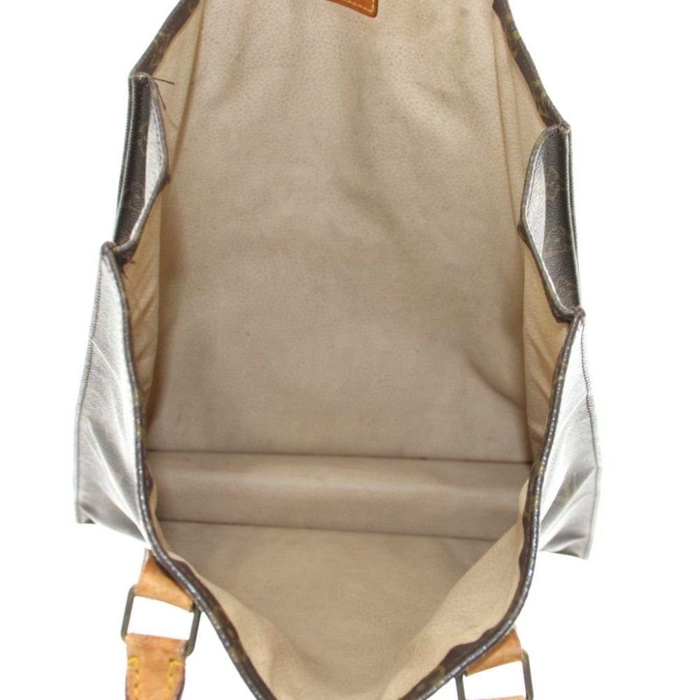 Louis Vuitton Sac Plat Monogram Tote Bag Brown — view 6
