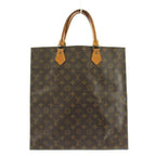 Louis Vuitton Sac Plat Monogram Tote Bag Brown