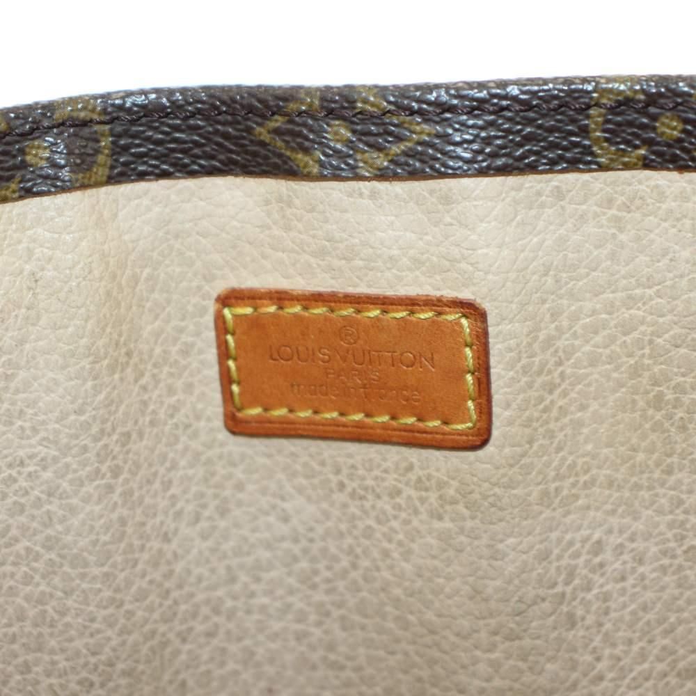 Louis Vuitton Sac Plat Monogram Tote Bag Brown — view 3