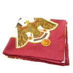 Hermes Carre 90 Caty Ancient Egypt Scarab Pectral Scarf Silk Red White — view 8