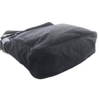 Prada Plate Nylon Shoulder Bag Black — view 4