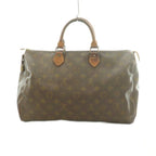 Louis Vuitton Speedy 35 Boston Bag Monogram Pattern Brown