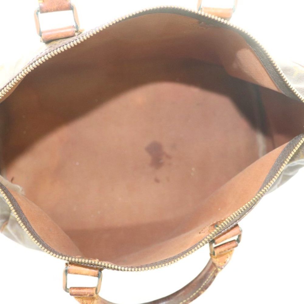 Louis Vuitton Speedy 35 Boston Bag Monogram Pattern Brown — view 6